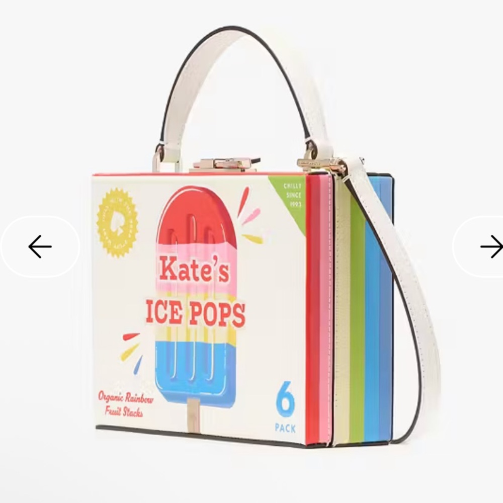 Kate Spade Limited Edition Novelty Ice Pops Handbag with free bag charm - Picture 16 of 17